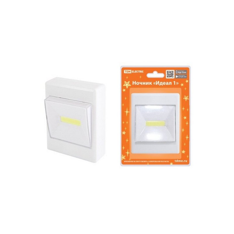 Ночник TDM "Идеал 1", 2Вт 4хААА магнит