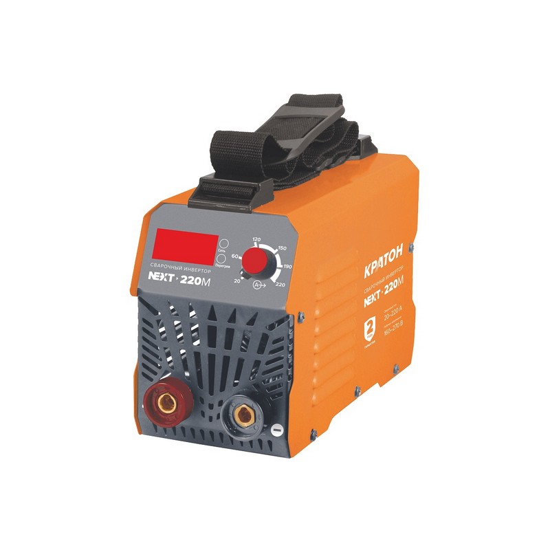 Сварочный аппарат инверторный Кратон NEXT-220М, 160-260в 20-220А электрод-5мм