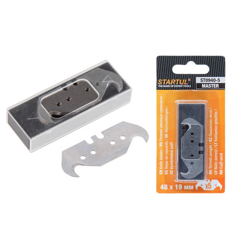 Лезвия крючки 19х48мм (5шт) STARTUL MASTER ST0940-5