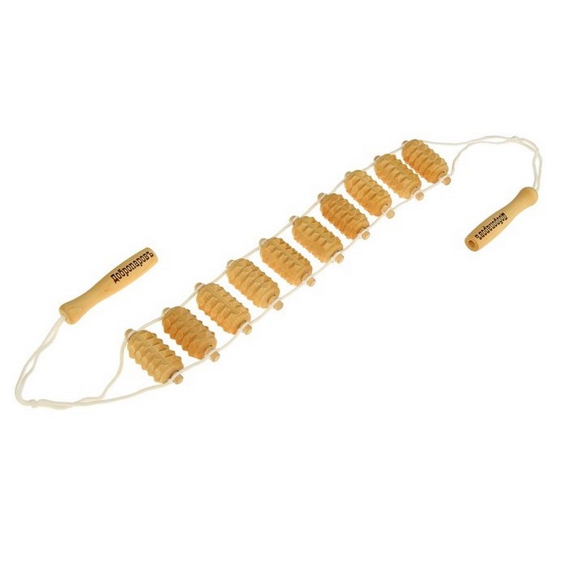 Массажёр-лента банный роликовый 