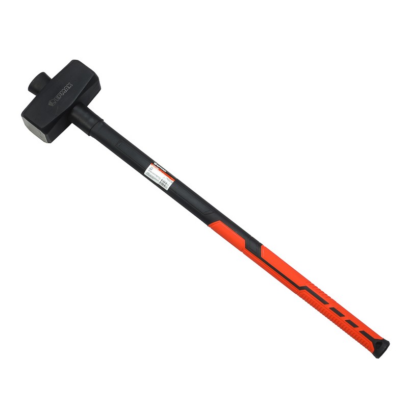 Кувалда 6кг фиберглас.обрезин.рукоят. ЕРМАК 616-042