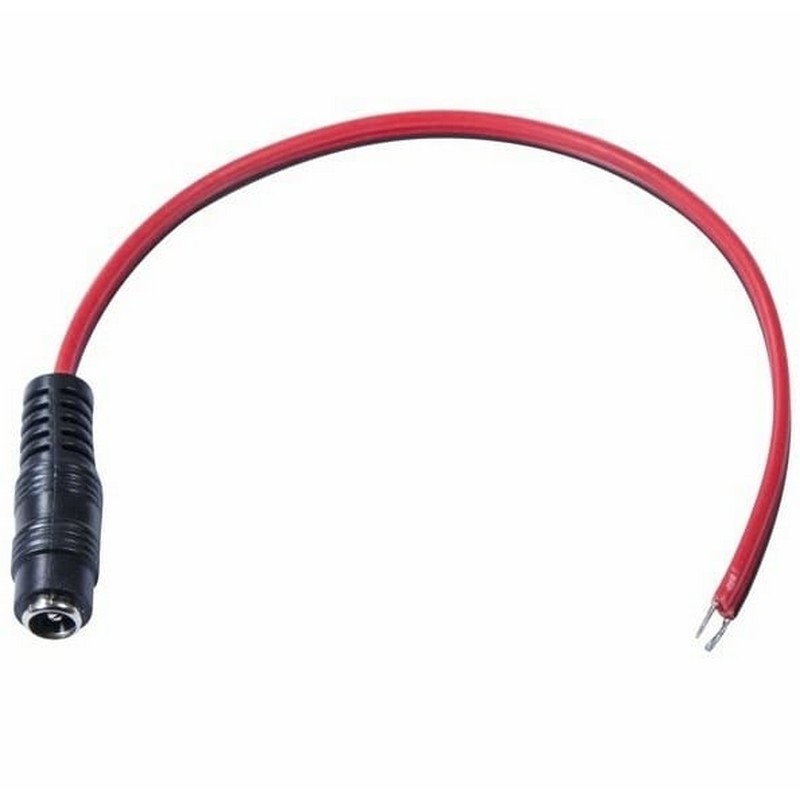 Разъем питания гнездо 2,1х5,5 с проводом 20см REXANT 14-0310