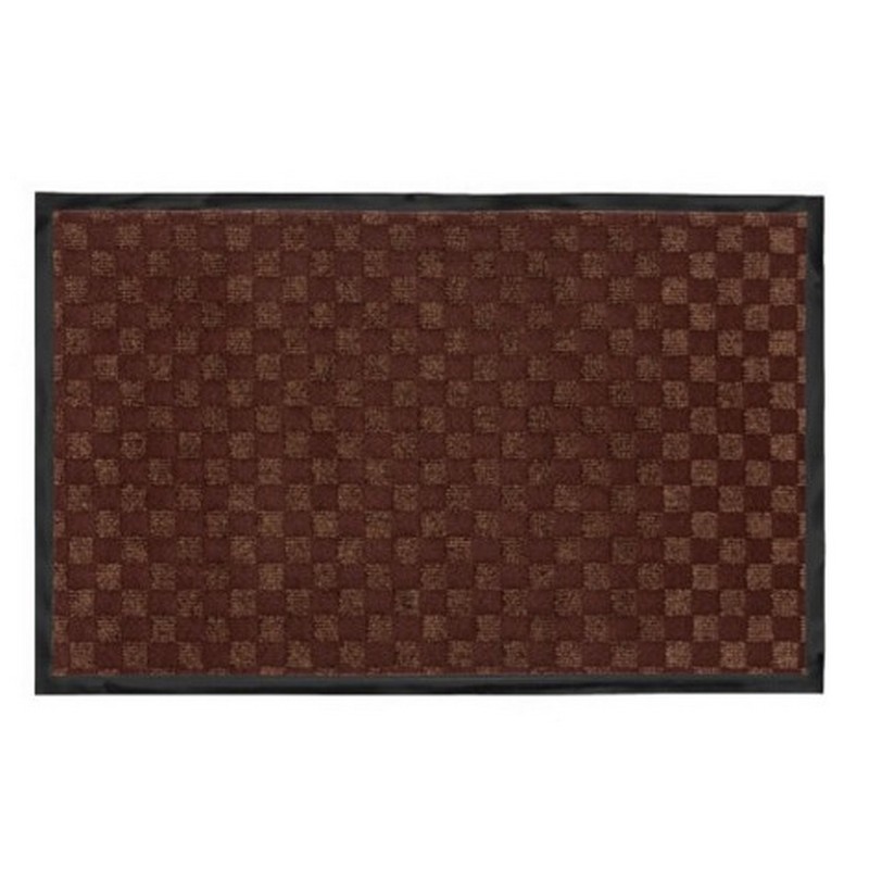 Коврик влаговпитывающий Жаккард 90*150 см (коричневый)