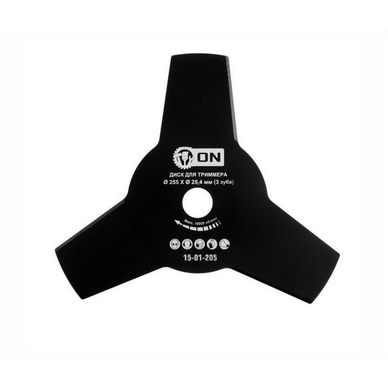 Диск для триммера 3-зуб. 255/25,4мм ON 15-01-205