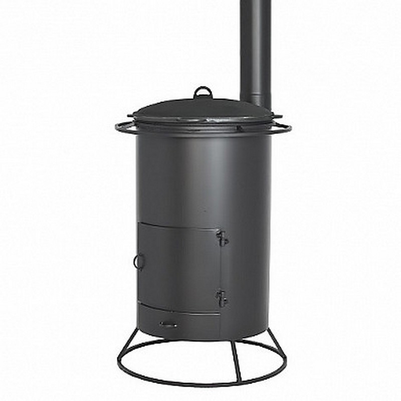 Печь под казан 12 л.с трубой