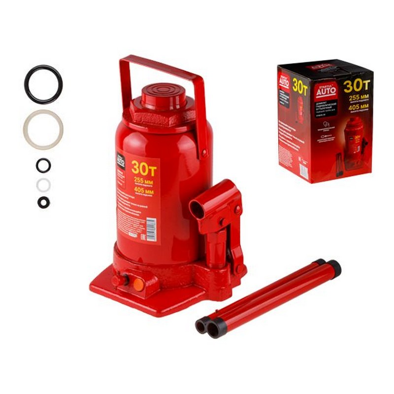 Домкрат гидравл. бутылочный 30т 255-405мм STARTUL AUTO ST8018-30