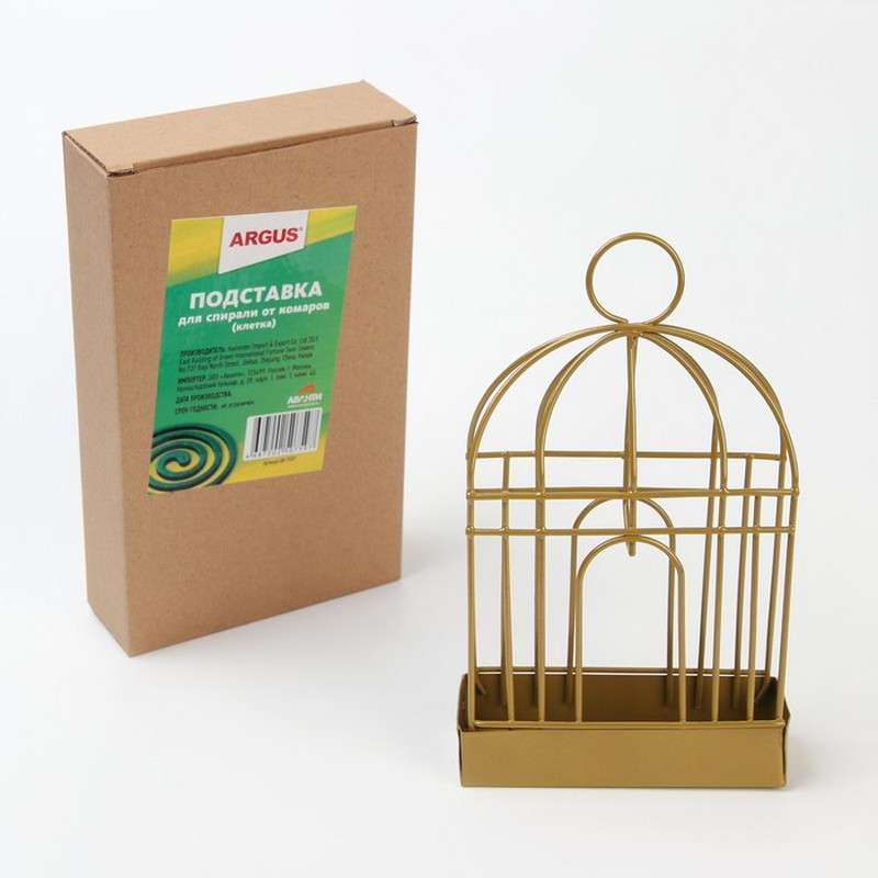 Подставка под спираль Argus, клетка, металл, 1 шт 