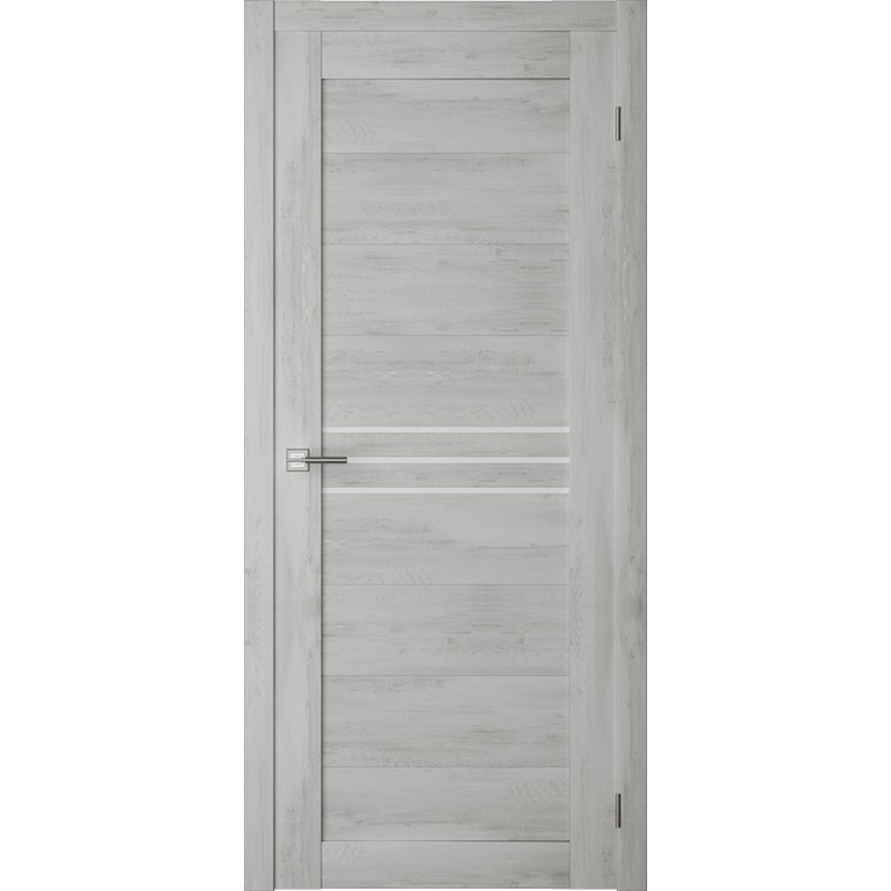 Дверное полотно экошпон модель NX-1 2000х600 цвет Travis Oak с врезкой замка