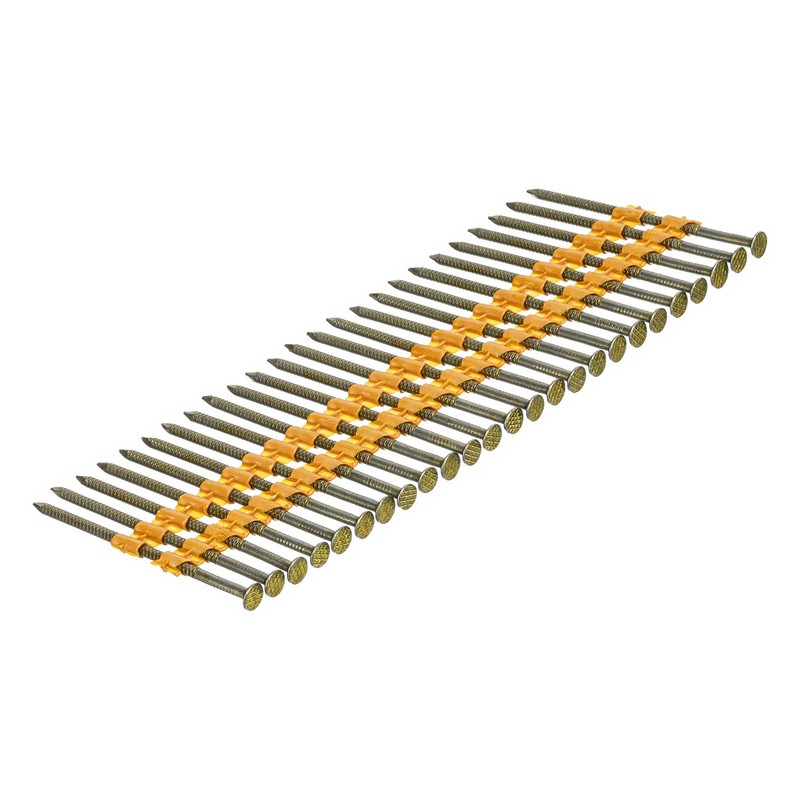 Гвозди нейлера 75х3,05мм (2000шт) SN21 крашеные Denzel 57697