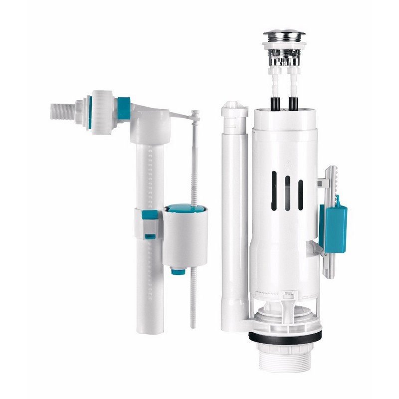 Арматура для смывного бачка универсальная с боковым подводом 4166