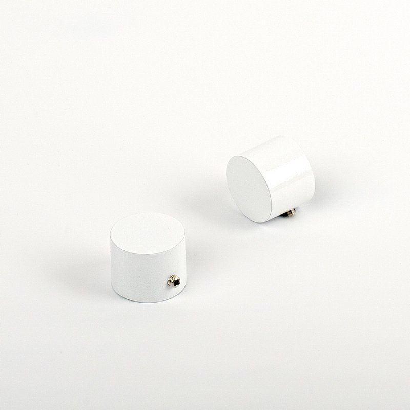 Наконечник заглушка (2шт) 19мм белый