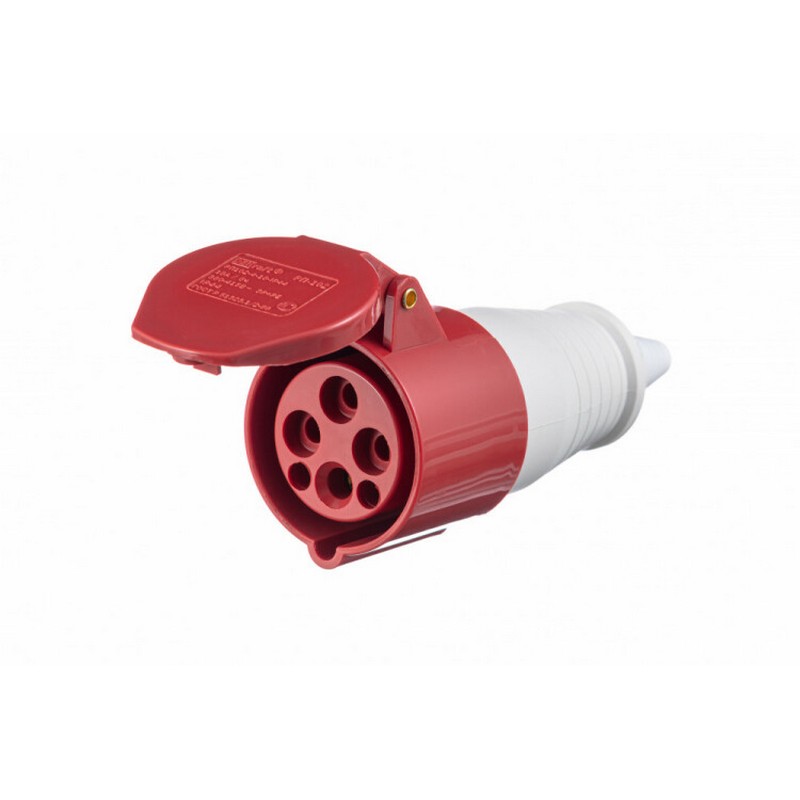 Розетка силовая переносная 16А 3P+Е 380В IP44 (214)