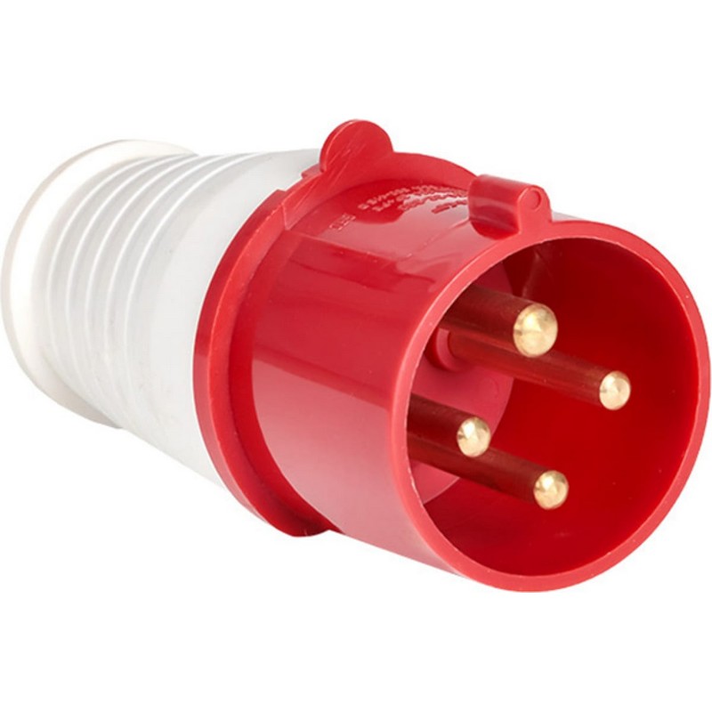 Вилка силовая переносная 32А 3Р+Е 380в IP44 (024)