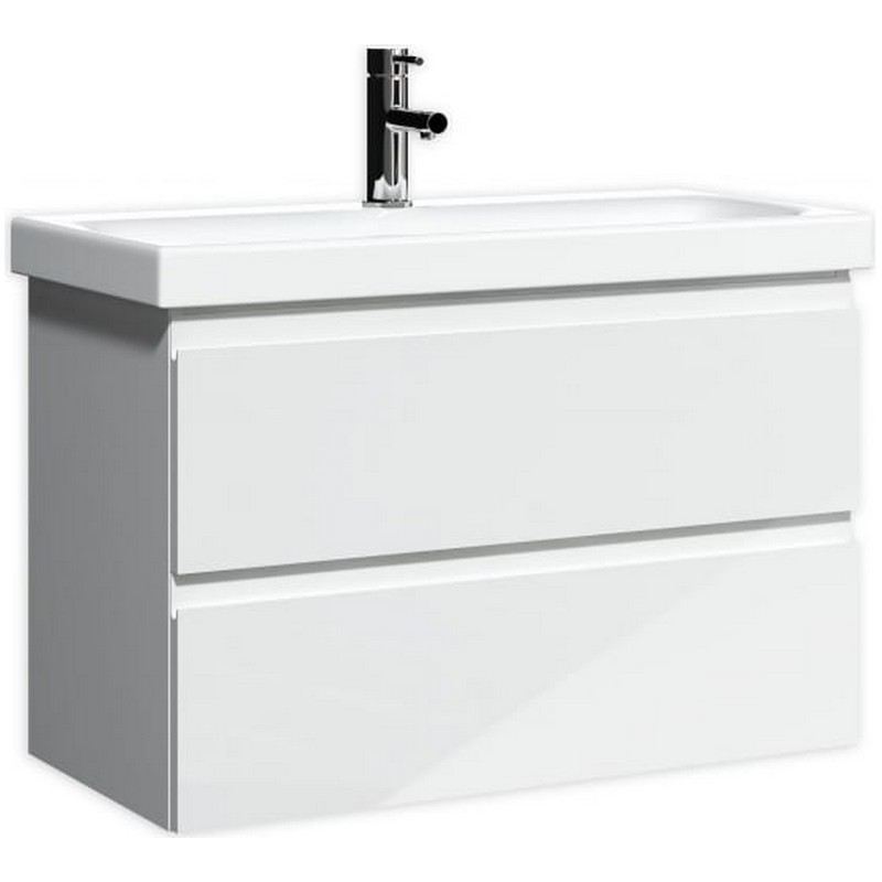 Тумба подвесная под умывальник "Bazis 70" Loft В2 Бетон Домино DL5602T