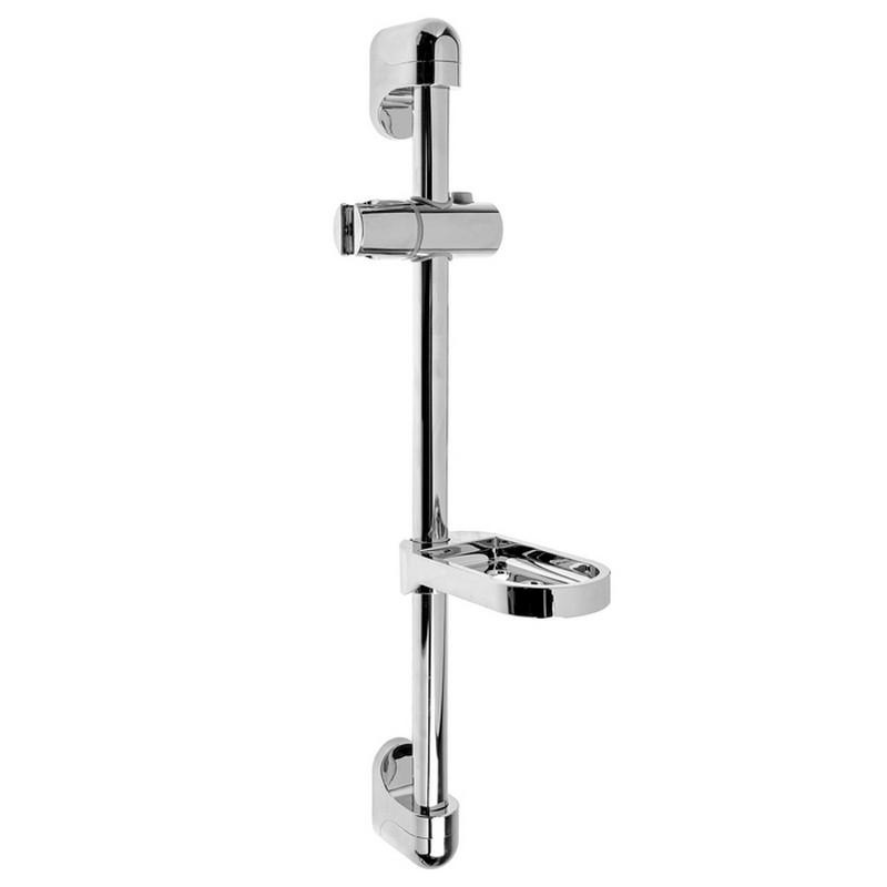 Смеситель для ванны с верхним душем,глянцевый хром, Rora, Milardo, RORSB4FM06