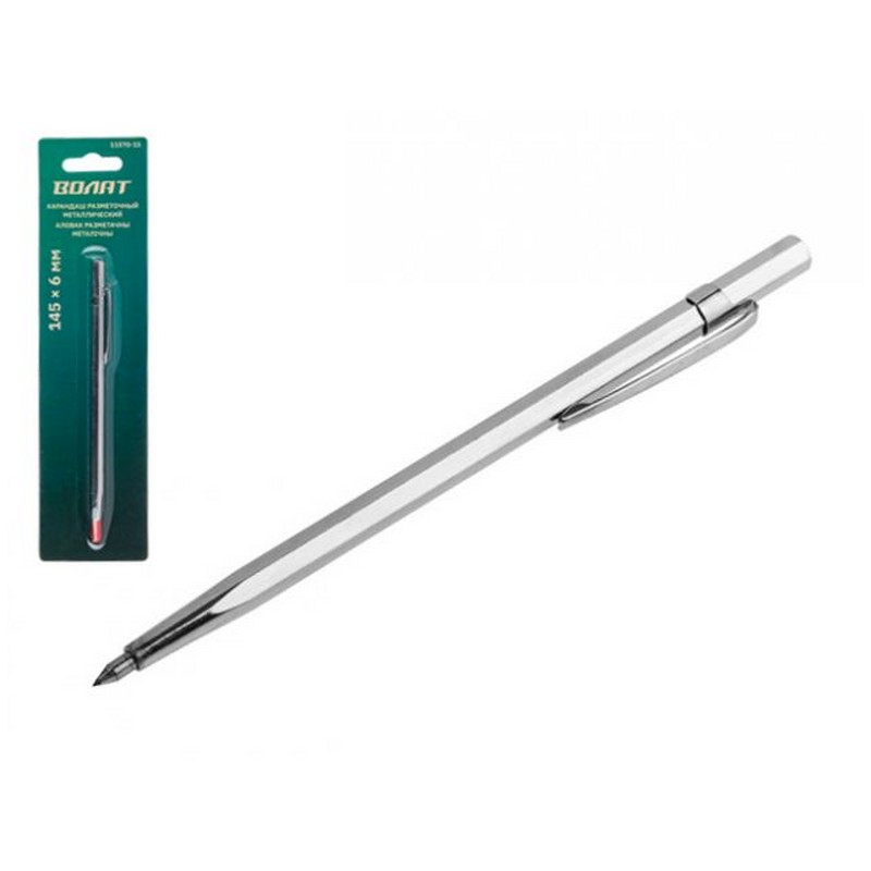 Карандаш разметочный металлический (чертилка) 145х6мм ВОЛАТ 11570-15