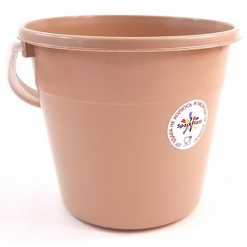 Ведро 5л подходит д/пищевых продуктов, морозостойкое ударопрочное Капучино IS40009/16 Spark Plast