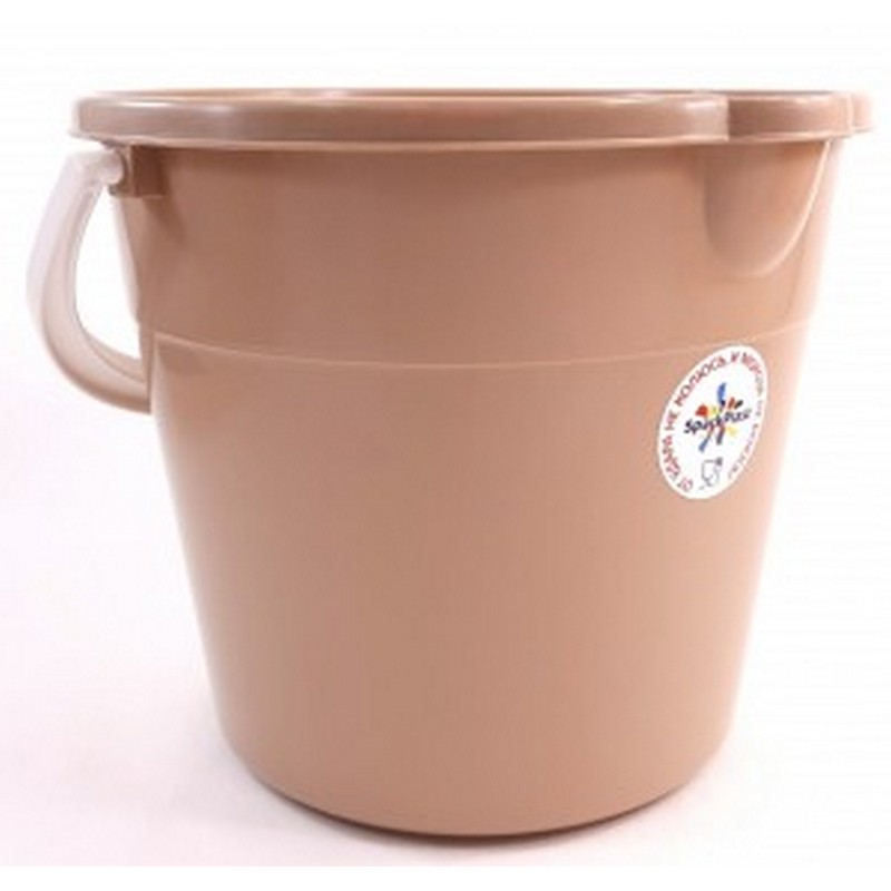 Ведро 7л подходит д/пищевых продуктов, морозостойкое ударопрочное Капучино IS400010/16 Spark Plast