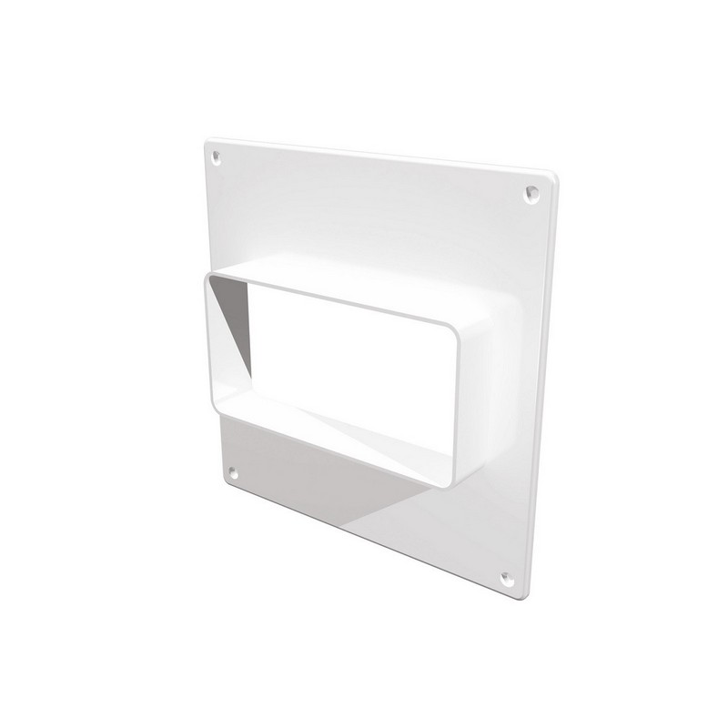 511ПТГР, Площадка торцевая горизонтальная пластиковая с решеткой 180х250 фланец 50х110