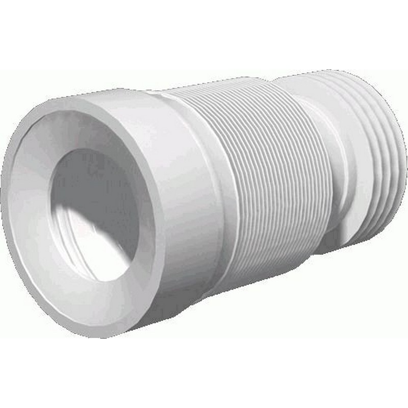 Слив для унитаза толстостен, с мягк манжет Т712