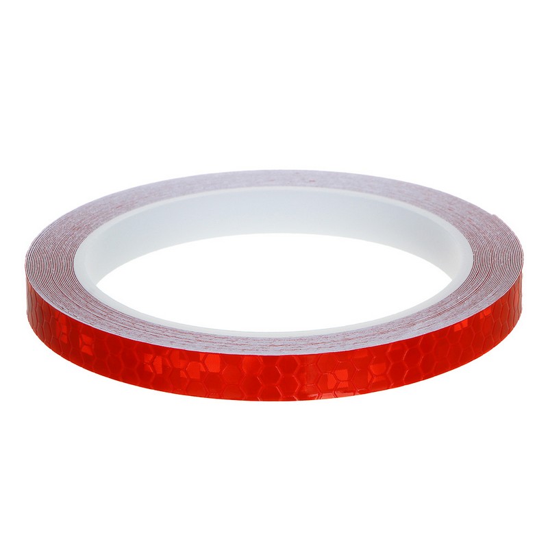 Светоотражающая клейкая лента 10мм 8м красная NG 754-015