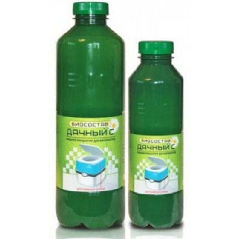 Биосостав д/биотуалетов (сливной бачок) жидкий Дачный С (1л)