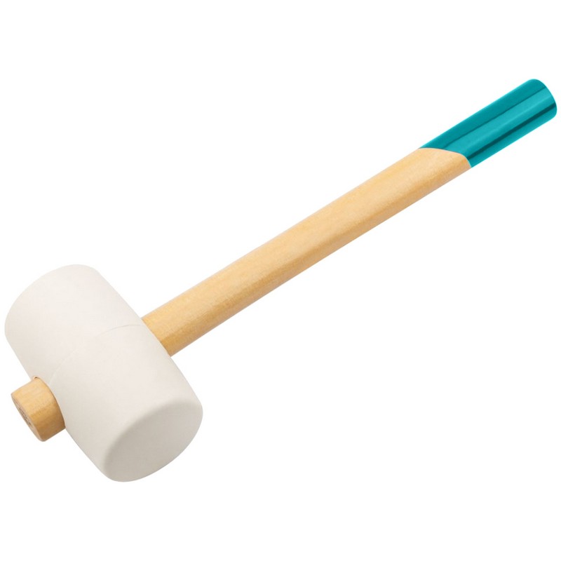 Киянка резиновая 1200г белая, дерев.ручка OASIS KW-90/1200