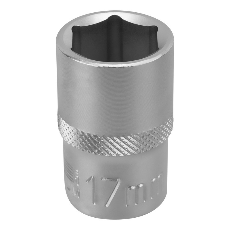 Головка торцевая 1/2" 17мм 6-гран. CrV Stels 13828