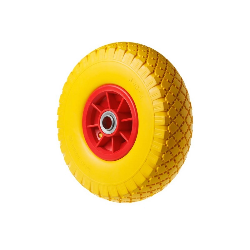 Колесо для тачки литое 10" 3.00-4, d20х75мм