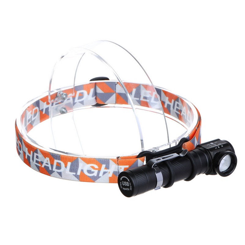 Фонарь налобный аккум. с клипсой, 4-реж. фокусировка 1200мАч ЕРМАК 221-030