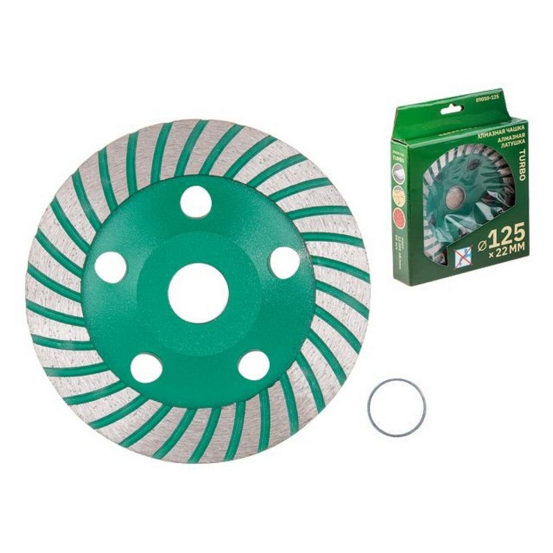 Чашка алмазная шлифовальная 125мм TURBO ВОЛАТ 89050-125