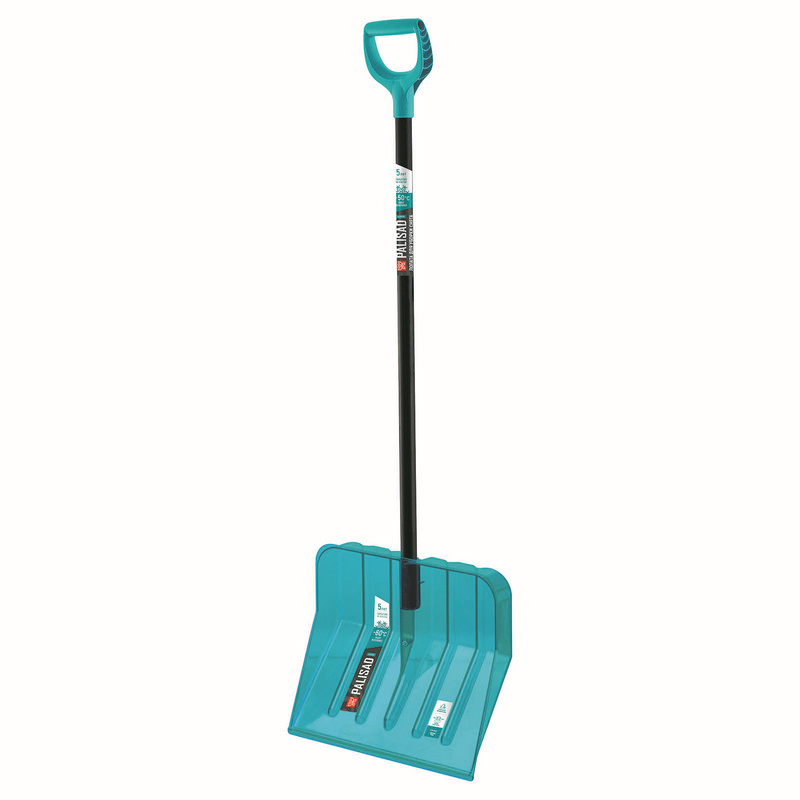 Лопата снеговая 460х400мм поликарбонат, алюм.черенок PALISAD Luxe 61690