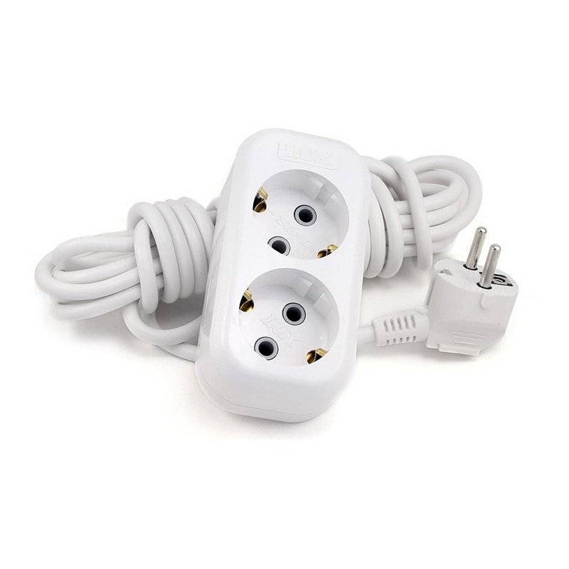 Удлинитель 7м 2-мест. с заз. 16А LUX У2-Е-07