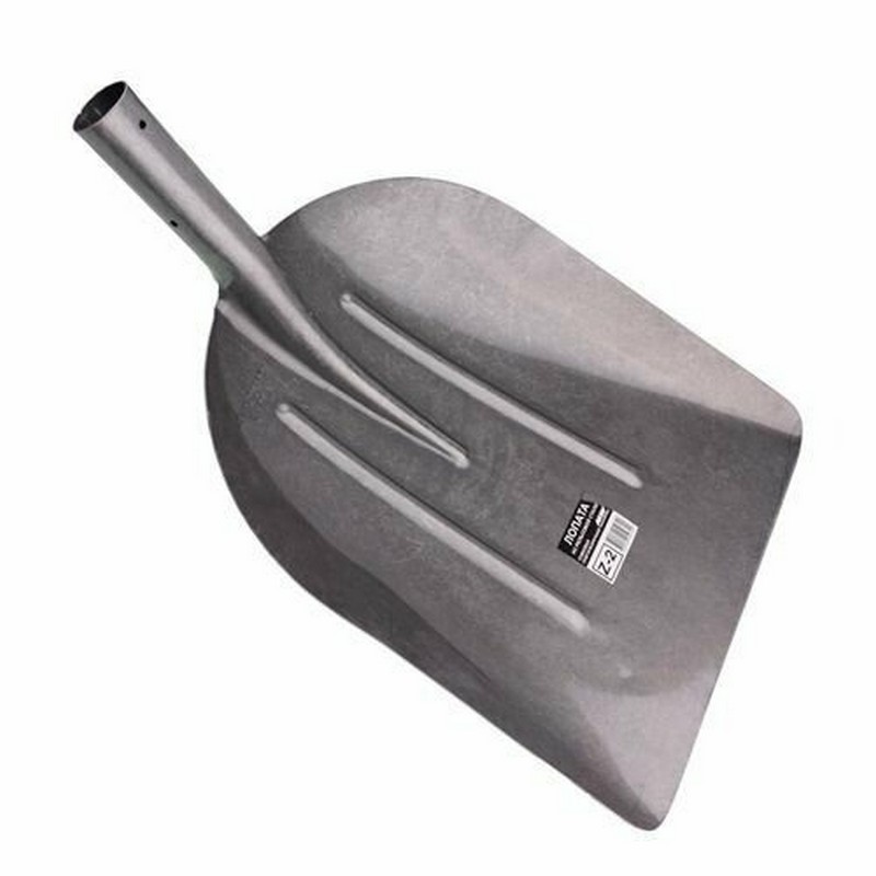 Лопата снегоуборочная, рельсовая сталь, без черенка