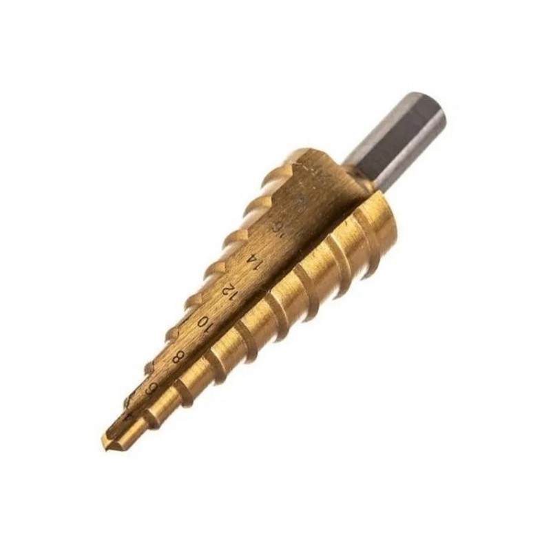 Сверло по металлу ступенчатое 4-12мм