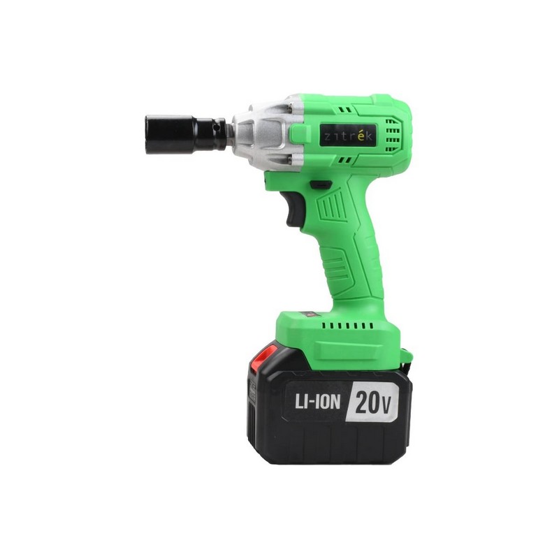 Гайковерт акк. ударный б/щет Zitrek Crusher 20-Li, 20в 1/2" 1х4Ач li-ion 200Нм 2,82кг кейс