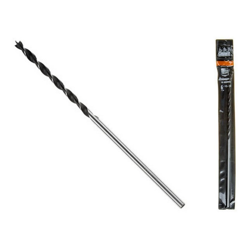 Сверло по дереву 6х300/145мм GEPARD GP0421-06