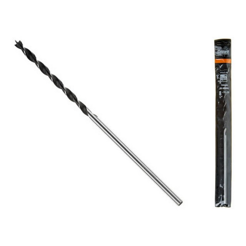 Сверло по дереву 8х300/145мм GEPARD GP0421-08