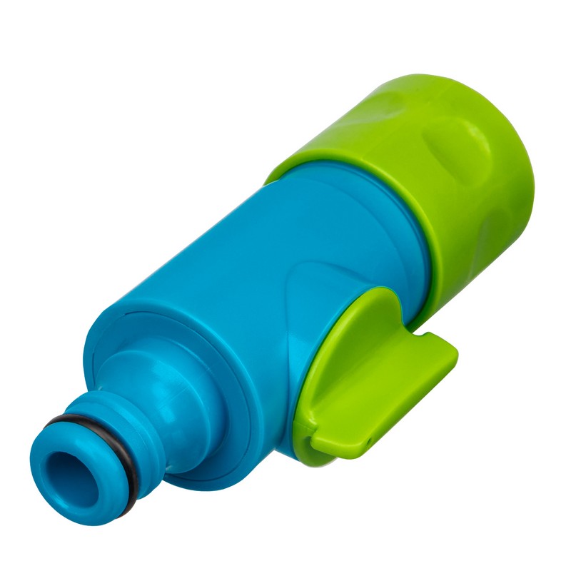 Соединитель штуцерный с переключателем Palisad Luxe 65782