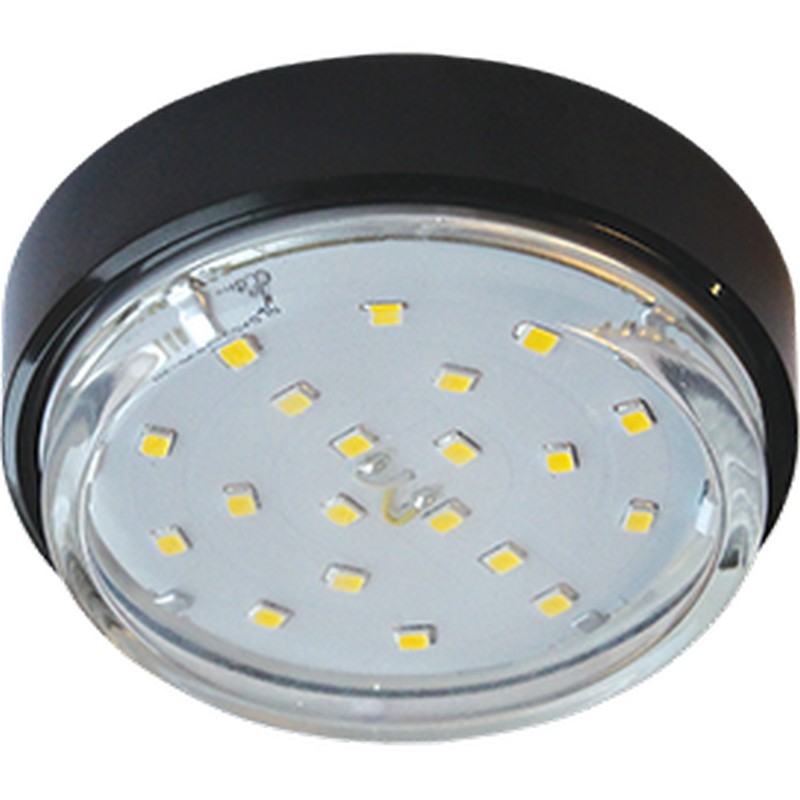 Светильник накладной GX53 82х25мм Черный, пластик. DGX5318 ECOLA FS53FFECD
