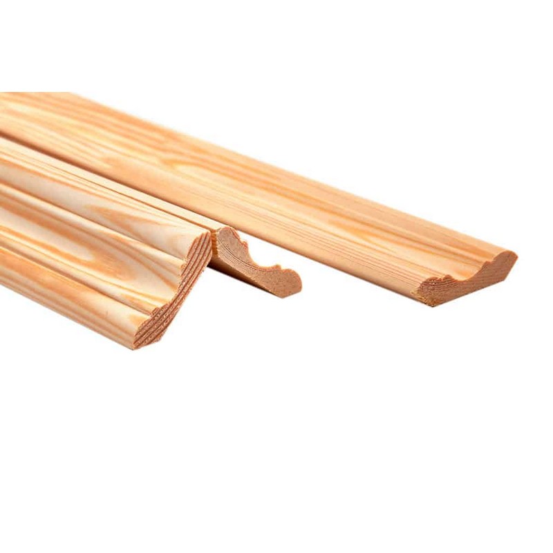 Плинтус гладкий сращенный А 25*2500 хвоя