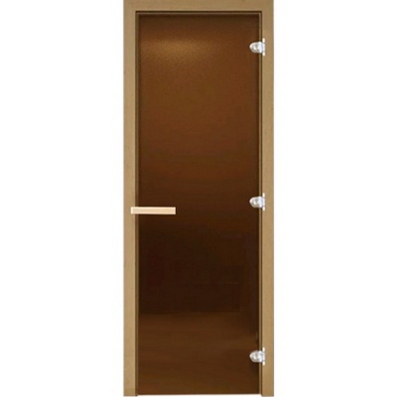 Дверь DW стекло бронза коробка ольха 190х70