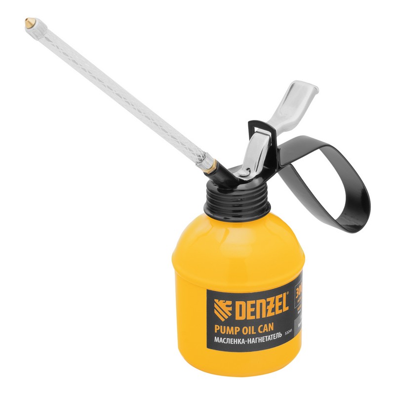 Масленка 300мл метал.корпус, гибкий наконечник Denzel 53241