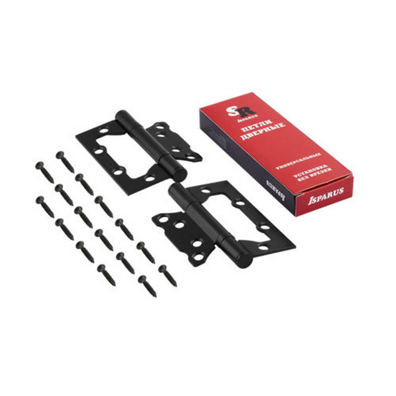 Петля без врезки ISPARUS 800-4 FHP сатинированное золото