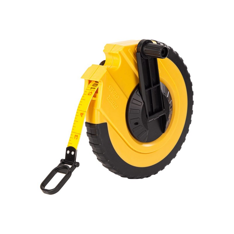 Рулетка мерная 30м стекловол.лента, ударопр.корпус Deli DL9830ZY