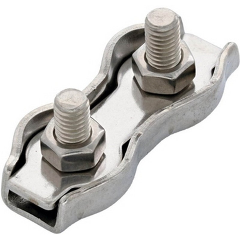 Зажим троса Duplex 4мм