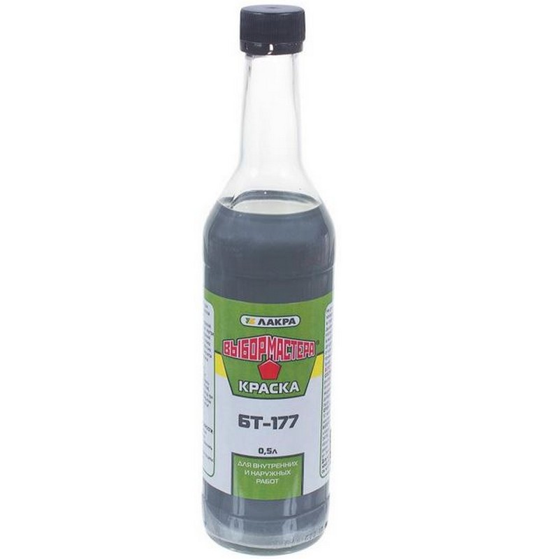 Краска БТ-177 серебрянка 0,5л