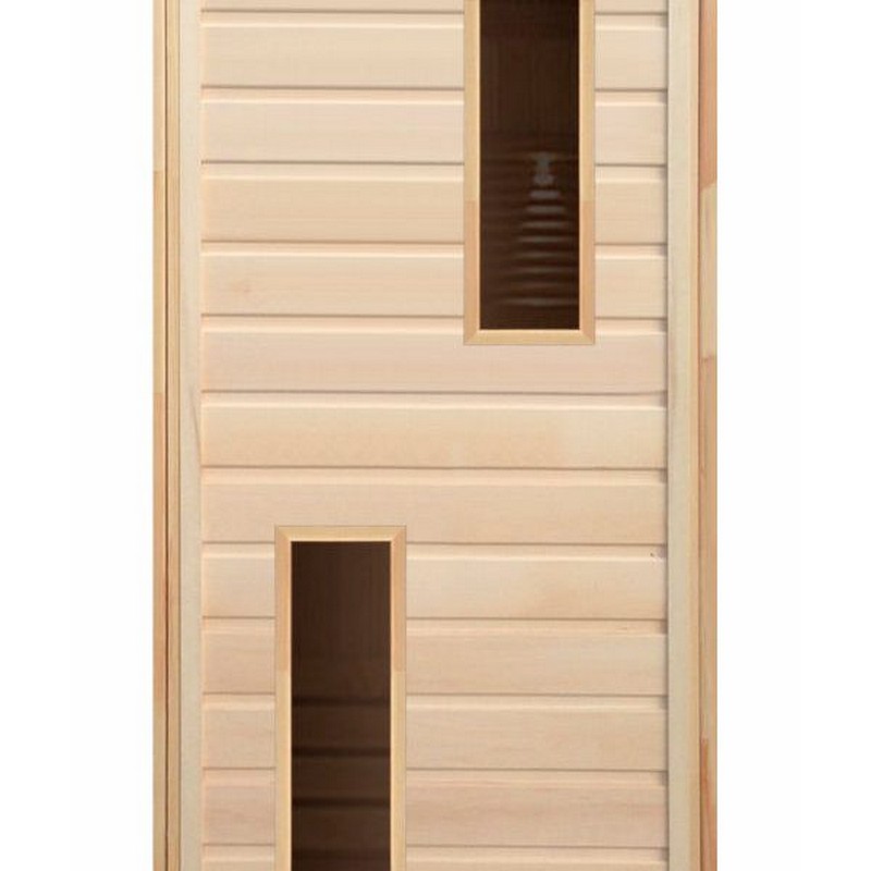 Дверь осина 700*1900 с остеклением XL/коробка хвоя