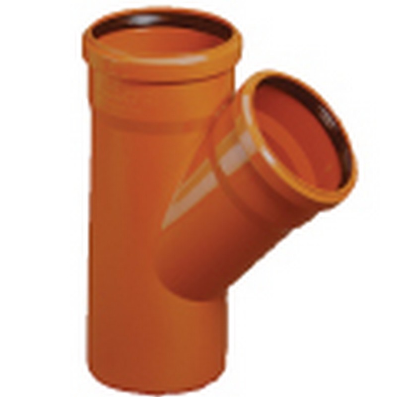 Тройник 110*110/45 нпвх 