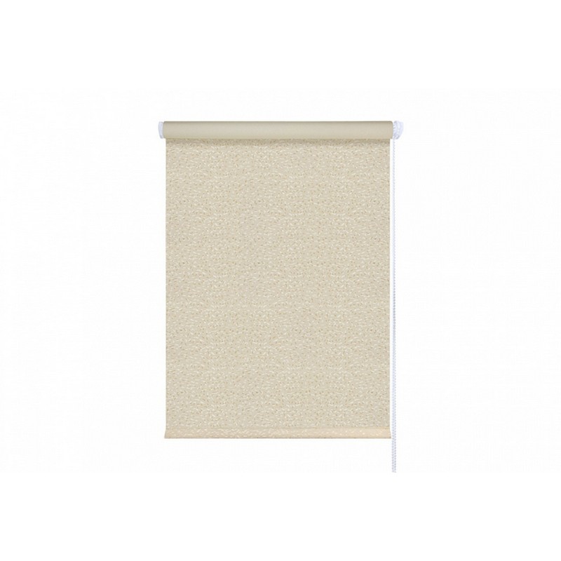 Штора рулонная "Бэлкаут" кристалл  114*175см (Крем)